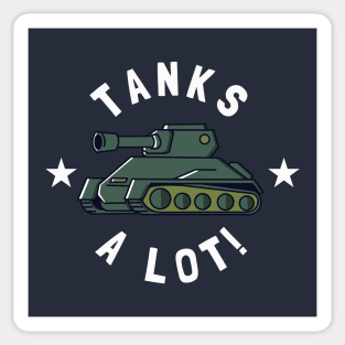 Tanks Alot! Sticker